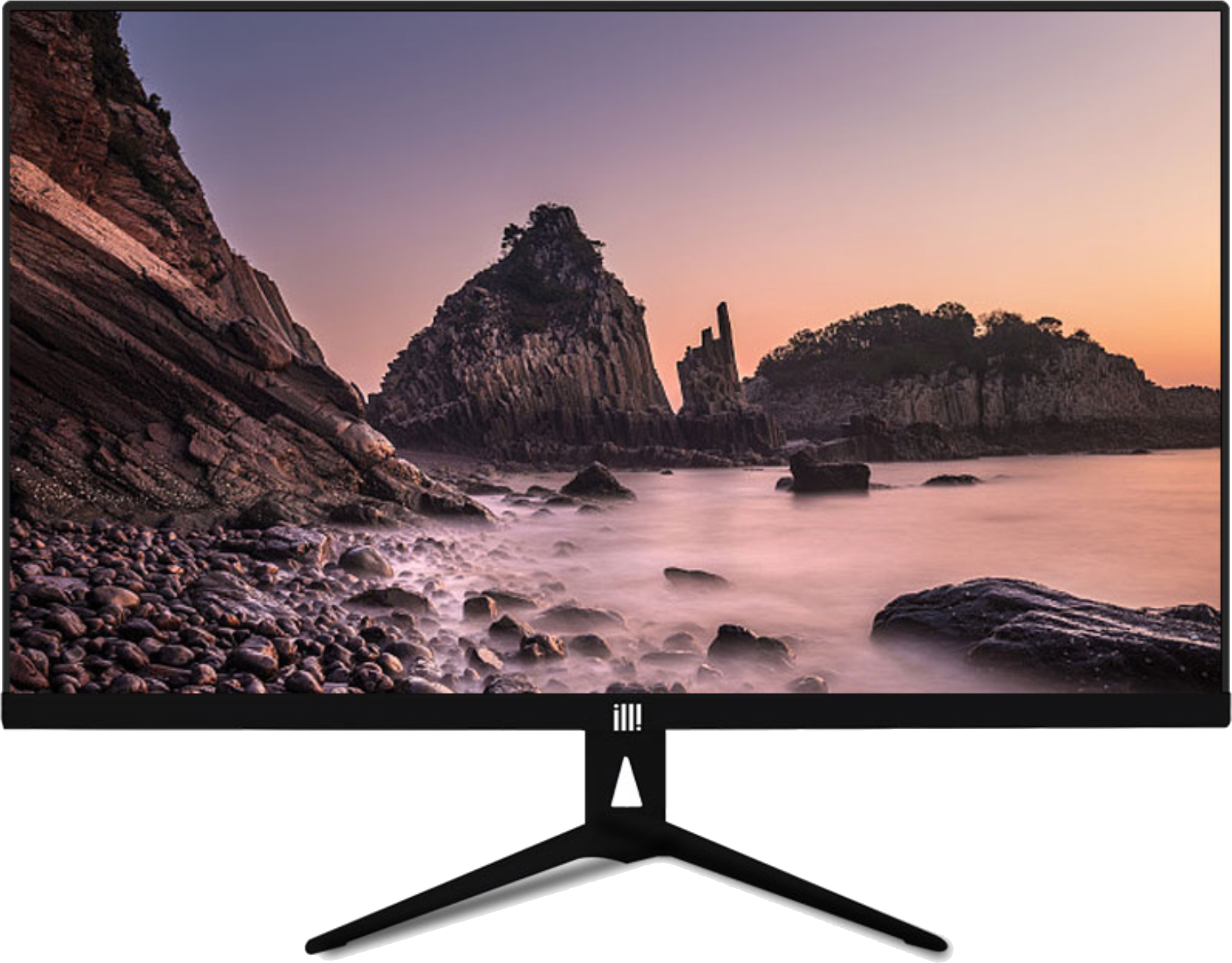 Moniteur LED full HD 27 pouces GNT-LB272KA avec VGA et HDMI