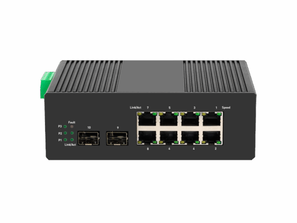 Switch PoE Gigabit GNT-P1002FMI 8 ports administrable+ 2 SFP – Image 4