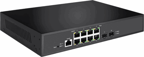 8GE+2SFP Gigabit Managed PoE Switch - Afbeelding 2
