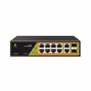 GNT-P1012G6 8GE(PoE) + 2GE(PoE) + 2SFP AI Gigabit PoE Switch