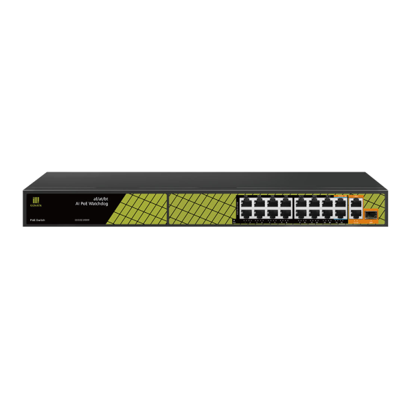 GNT-P4813V6 16-poorts PoE switch